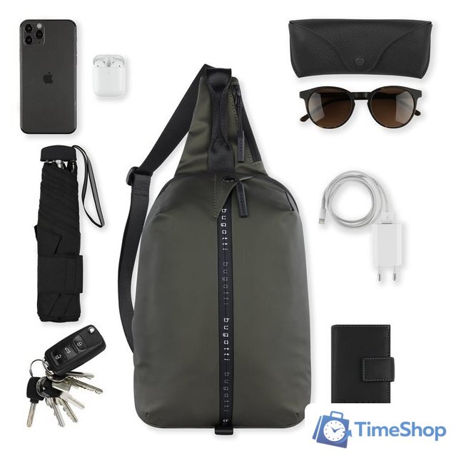 Городской рюкзак Bugatti Blanc 49660184 (оливковый) - Изображение №7 — Интернет-магазин Time-Shop