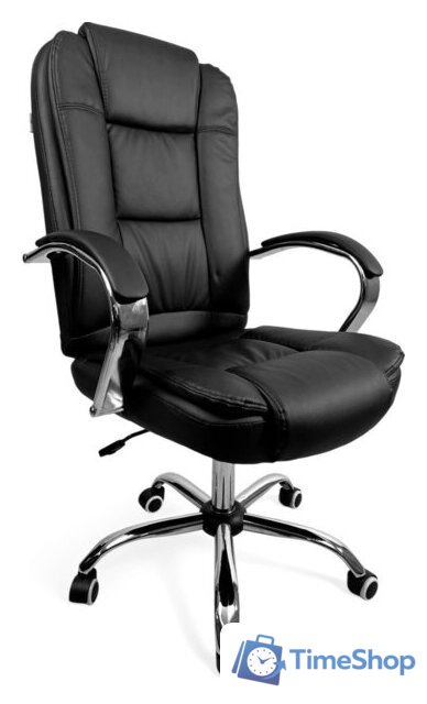 Офисное кресло Calviano Bravo (черный) - Изображение №1 — Интернет-магазин Time-Shop
