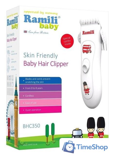 Машинка для стрижки волос Ramili Baby Hair Clipper BHC350 - Изображение №5 — Интернет-магазин Time-Shop