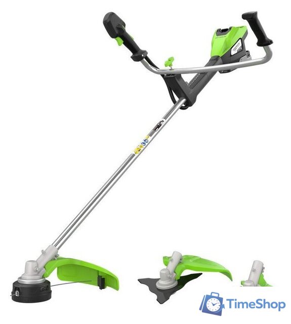 Триммер Greenworks TB201H 2112407UB (с 1-им АКБ) - Изображение №1 — Интернет-магазин Time-Shop