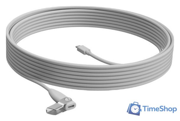 Кабель Logitech Extention Cable For Rally Mic Pod (10 м, белый) - Изображение №1 — Интернет-магазин Time-Shop