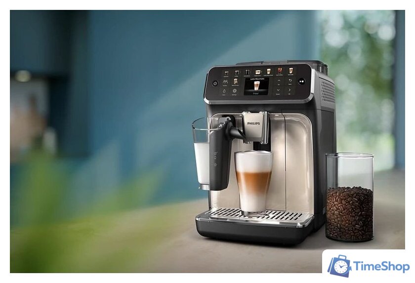 Кофемашина Philips LatteGo EP5547/90 - Изображение №3 — Интернет-магазин Time-Shop