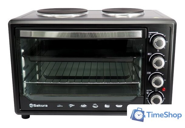 Мини-печь Sakura SA-7002HBK - Изображение №1 — Интернет-магазин Time-Shop