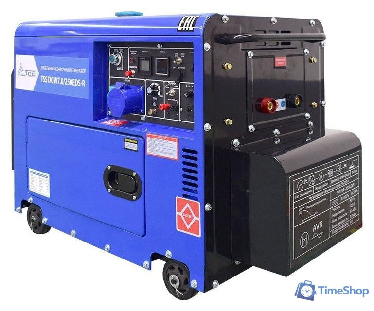Дизельный генератор ТСС DGW 7.0/250EDS-R в кожухе - Изображение №1 — Интернет-магазин Time-Shop