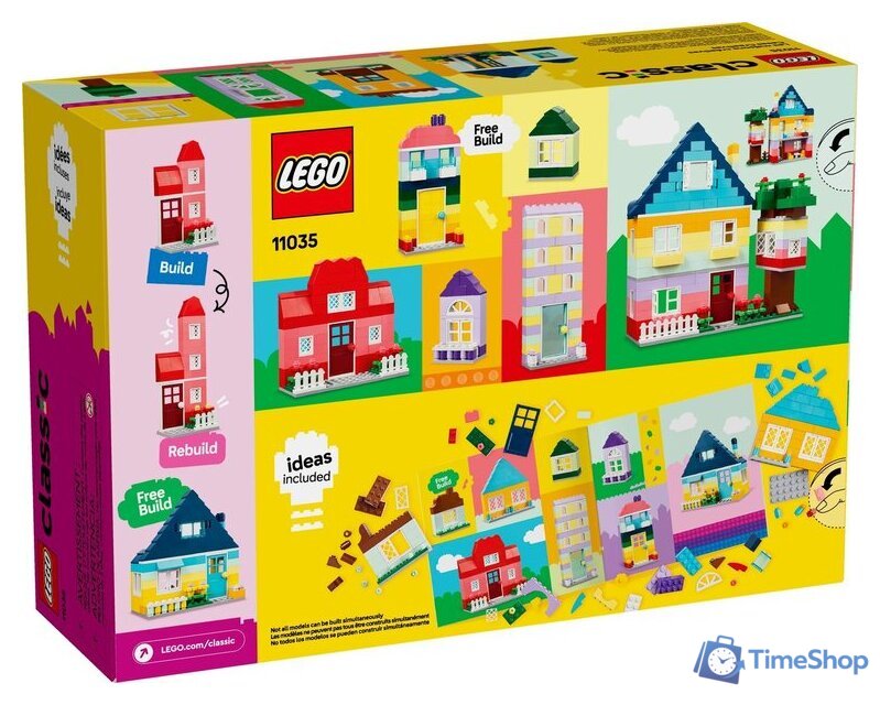 Конструктор LEGO Classic 11035 Творческие дома - Изображение №2 — Интернет-магазин Time-Shop