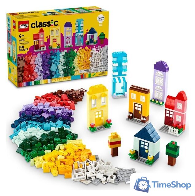 Конструктор LEGO Classic 11035 Творческие дома - Изображение №3 — Интернет-магазин Time-Shop