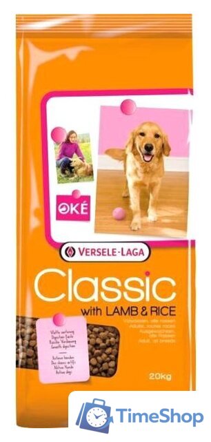 Сухой корм для собак Versele Laga Classic ягненок и рис 438017 20 кг - Изображение №1 — Интернет-магазин Time-Shop
