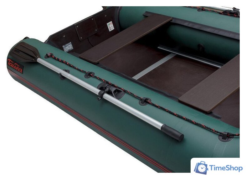 Моторно-гребная лодка Leader Boats Тайга-340 киль 0062872 (зеленый) - Изображение №8 — Интернет-магазин Time-Shop