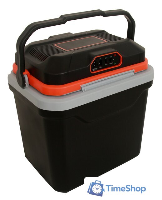 Термоэлектрический автохолодильник Miru MCW24E+ 24л (черный/оранжевый) - Изображение №1 — Интернет-магазин Time-Shop