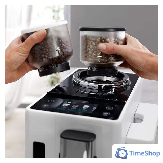 Кофемашина DeLonghi Rivelia EXAM440.55.W - Изображение №2 — Интернет-магазин Time-Shop