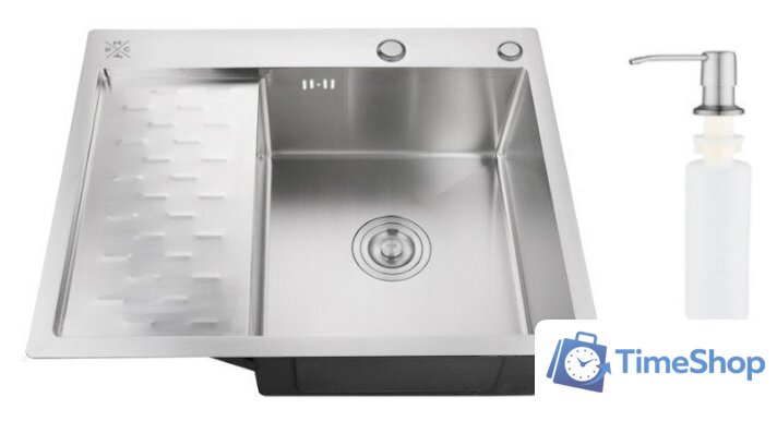 Кухонная мойка РМС MRK-6350R (с дозатором) - Изображение №1 — Интернет-магазин Time-Shop