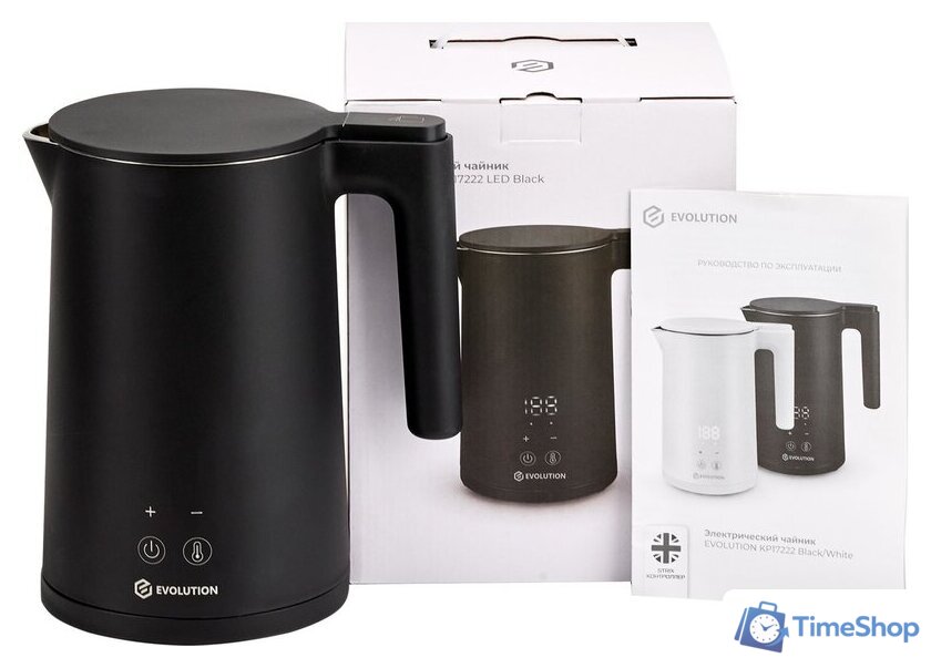 Электрический чайник Evolution KP17222 LED Black - Изображение №11 — Интернет-магазин Time-Shop