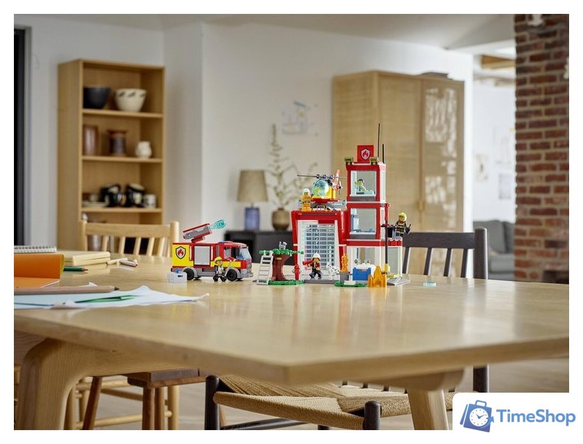 Конструктор LEGO City 60320 Пожарная часть - Изображение №4 — Интернет-магазин Time-Shop