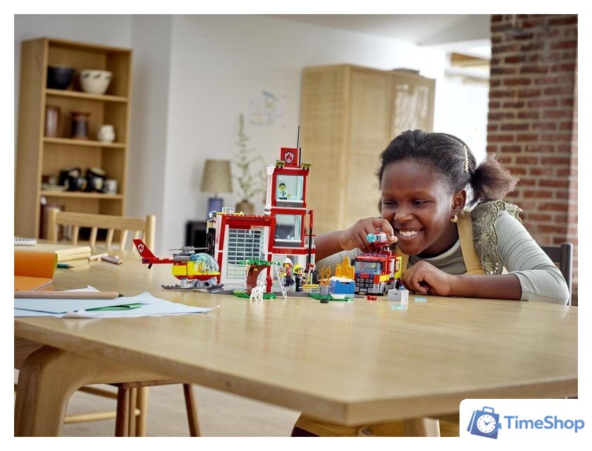 Конструктор LEGO City 60320 Пожарная часть - Изображение №5 — Интернет-магазин Time-Shop