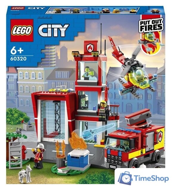 Конструктор LEGO City 60320 Пожарная часть - Изображение №29 — Интернет-магазин Time-Shop
