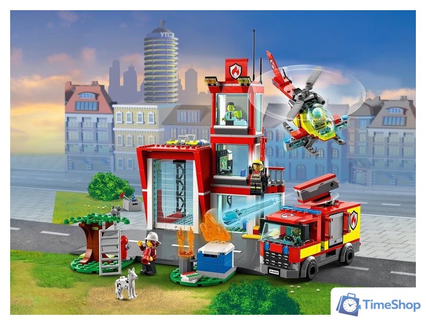 Конструктор LEGO City 60320 Пожарная часть - Изображение №30 — Интернет-магазин Time-Shop