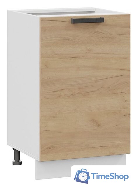 Шкаф напольный Трия Детройт 1Н5 (белый/дуб крафт золотой) - Изображение №1 — Интернет-магазин Time-Shop