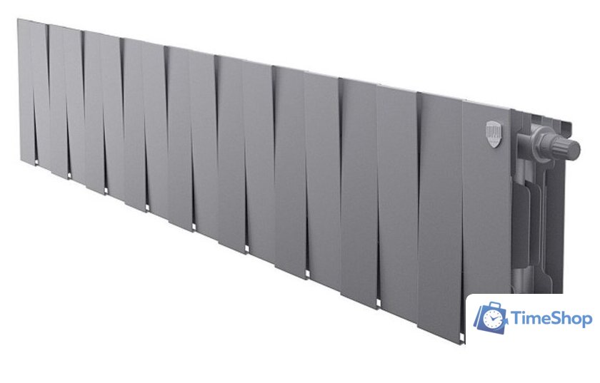 Биметаллический радиатор Royal Thermo PianoForte 200 VDR Silver Satin (18 секций) - Изображение №1 — Интернет-магазин Time-Shop