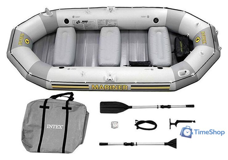 Гребная лодка Intex Mariner 4 Set (Intex-68376) - Изображение №25 — Интернет-магазин Time-Shop