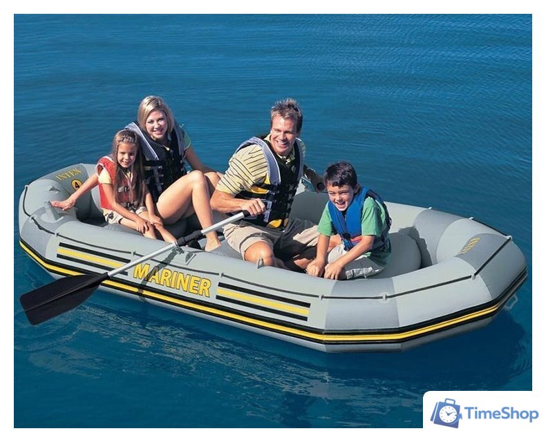 Гребная лодка Intex Mariner 4 Set (Intex-68376) - Изображение №29 — Интернет-магазин Time-Shop