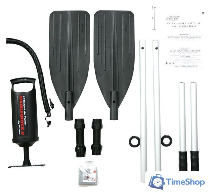 Гребная лодка Intex Mariner 4 Set (Intex-68376) - Изображение №24 — Интернет-магазин Time-Shop