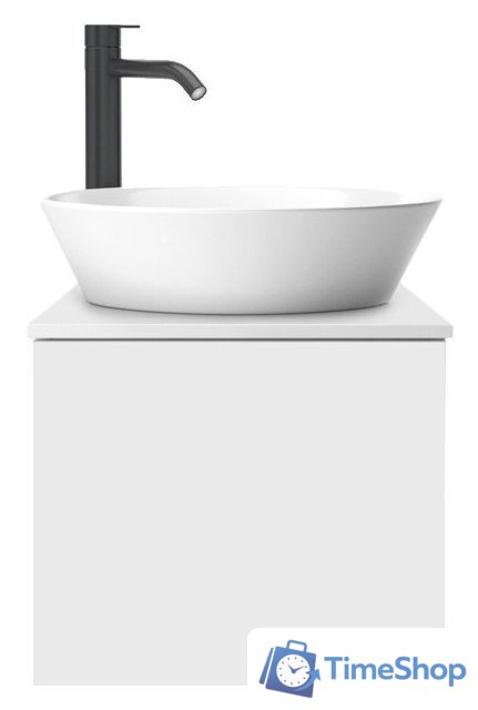  ЗОВ Тумба под умывальник Кито 40 K40LW0MWMC-LDSPWС0 (белый матовый) - Изображение №2 — Интернет-магазин Time-Shop