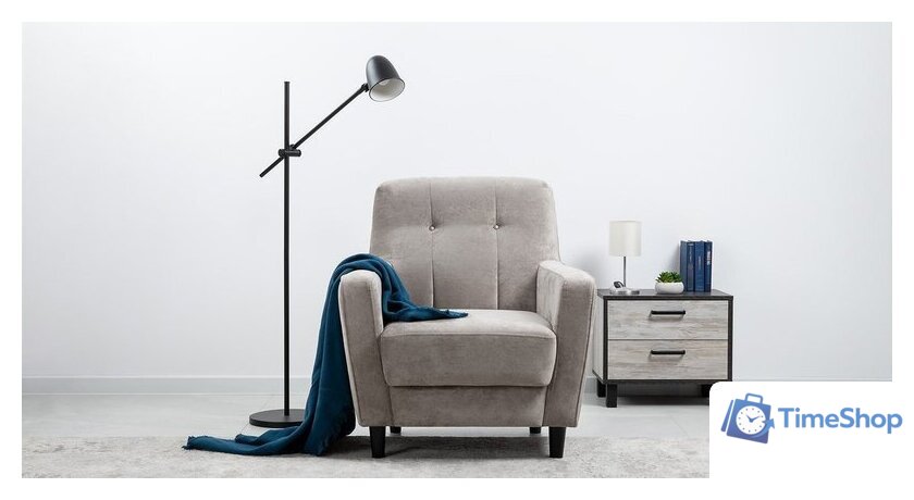 Интерьерное кресло Нижегородмебель Арно ТК 563 (серый жемчуг) - Изображение №9 — Интернет-магазин Time-Shop