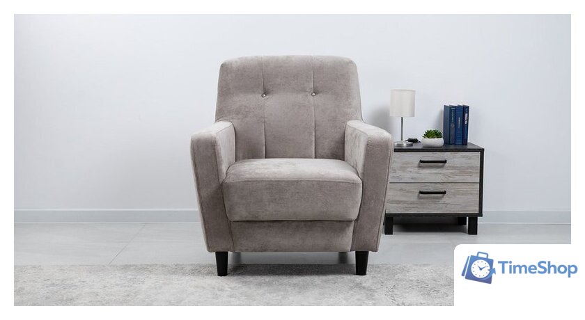 Интерьерное кресло Нижегородмебель Арно ТК 563 (серый жемчуг) - Изображение №11 — Интернет-магазин Time-Shop