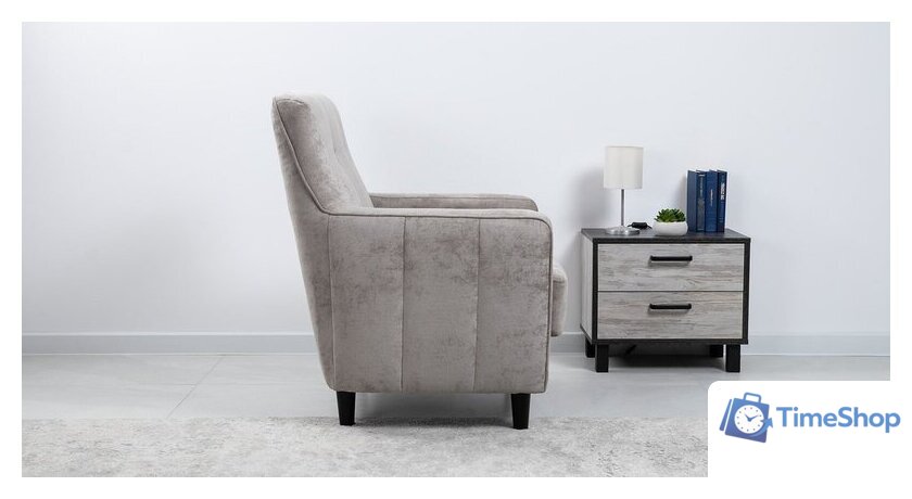 Интерьерное кресло Нижегородмебель Арно ТК 563 (серый жемчуг) - Изображение №12 — Интернет-магазин Time-Shop