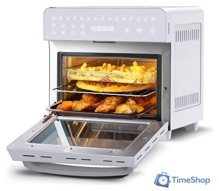 Мини-печь TurboTronic TT-AFO14 (черный/серебристый) - Изображение №2 — Интернет-магазин Time-Shop