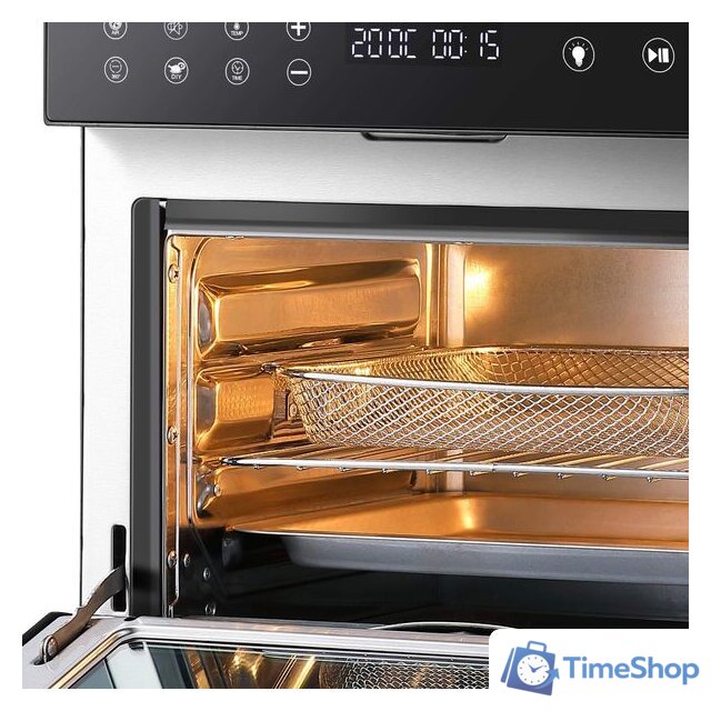 Мини-печь TurboTronic TT-AFO14 (черный/серебристый) - Изображение №8 — Интернет-магазин Time-Shop