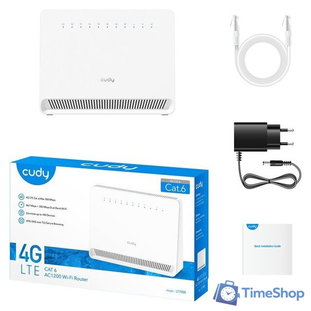 4G Wi-Fi роутер Cudy LT700E 1.0 - Изображение №6 — Интернет-магазин Time-Shop