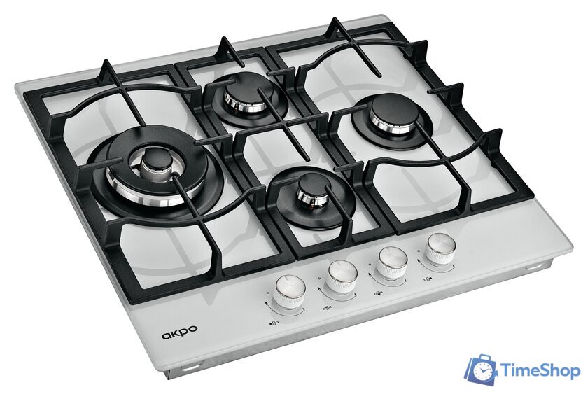 Варочная панель Akpo PGA 604 VGC-T WH - Изображение №1 — Интернет-магазин Time-Shop