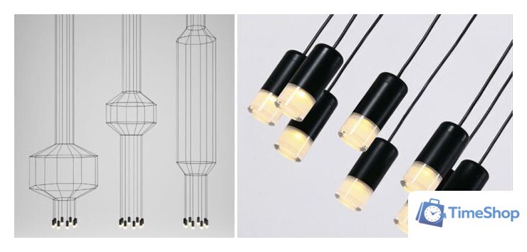 Люстра средней высоты ImperiumLoft 40.1633 84527-22 - Изображение №2 — Интернет-магазин Time-Shop