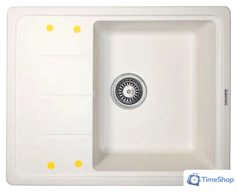 Кухонная мойка Ecoshtein Rechteck 620 (жасмин) - Изображение №1 — Интернет-магазин Time-Shop