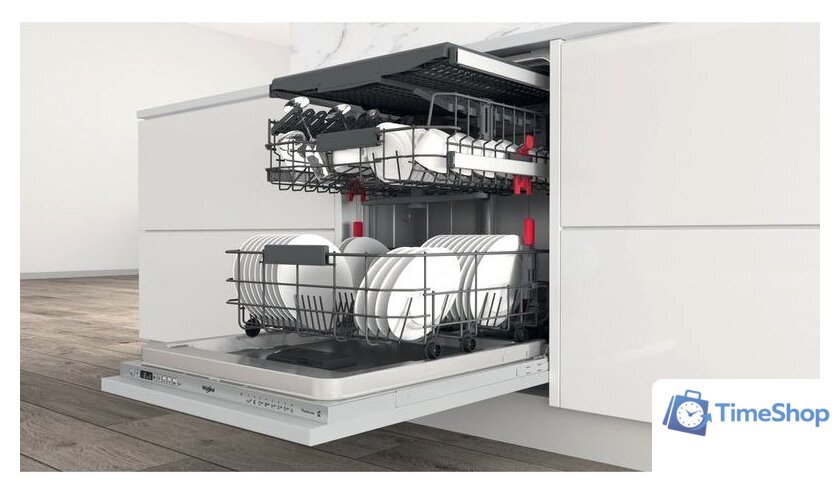Встраиваемая посудомоечная машина Whirlpool WIC 3C34 PFE S - Изображение №3 — Интернет-магазин Time-Shop