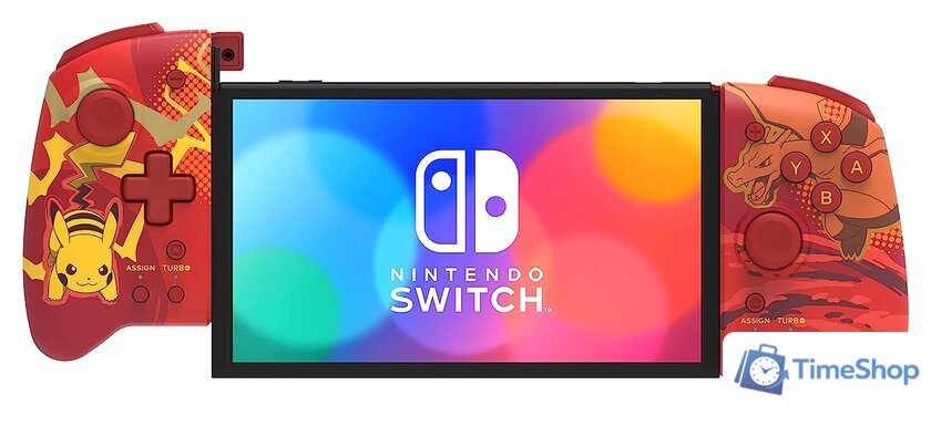 Геймпад HORI Split Pad Pro Pikachu & Charizard NSW-413U - Изображение №1 — Интернет-магазин Time-Shop
