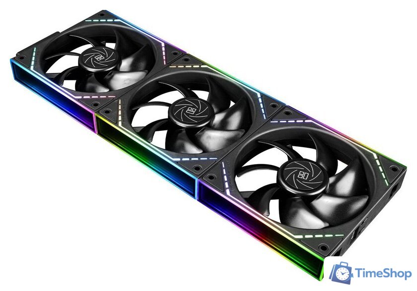 Комплект вентиляторов для корпуса Thermalright TL-M12Q X3 (черный) - Изображение №1 — Интернет-магазин Time-Shop