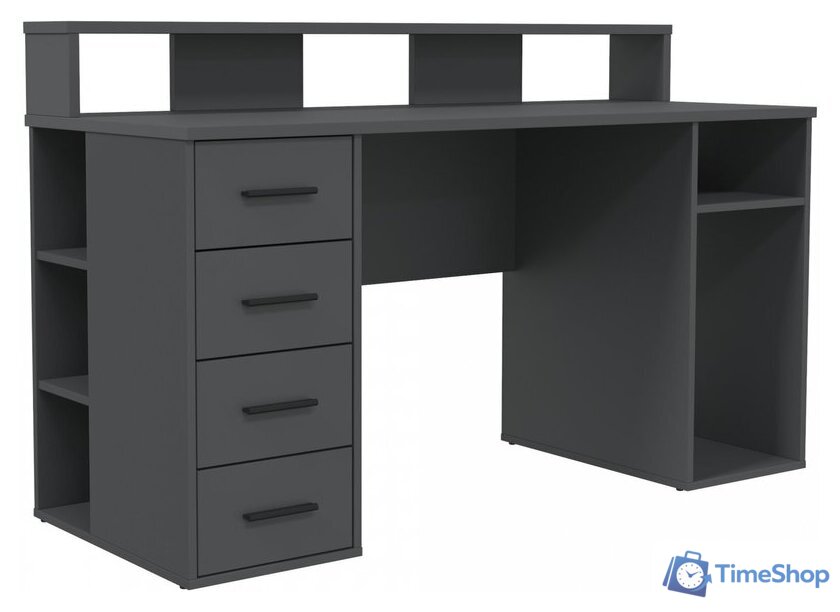 Стол Интерлиния Skill-08 (антрацит/антрацит) - Изображение №1 — Интернет-магазин Time-Shop