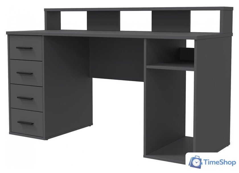 Стол Интерлиния Skill-08 (антрацит/антрацит) - Изображение №3 — Интернет-магазин Time-Shop