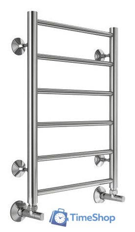Полотенцесушитель TERMINUS Аврора П6 400x600 нп (хром) - Изображение №2 — Интернет-магазин Time-Shop