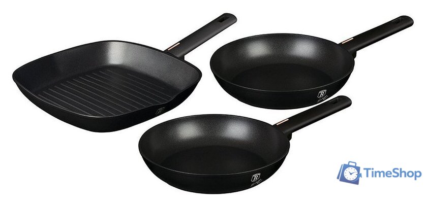 Набор сковород Berlinger Haus Monaco Collection BH-7096 - Изображение №1 — Интернет-магазин Time-Shop