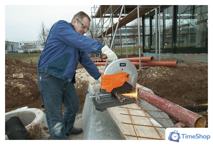 Монтажная (отрезная) пила AEG Powertools SMT 355 - Изображение №6 — Интернет-магазин Time-Shop