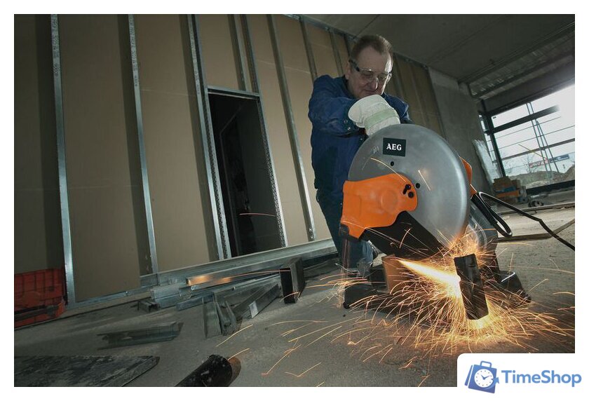 Монтажная (отрезная) пила AEG Powertools SMT 355 - Изображение №2 — Интернет-магазин Time-Shop