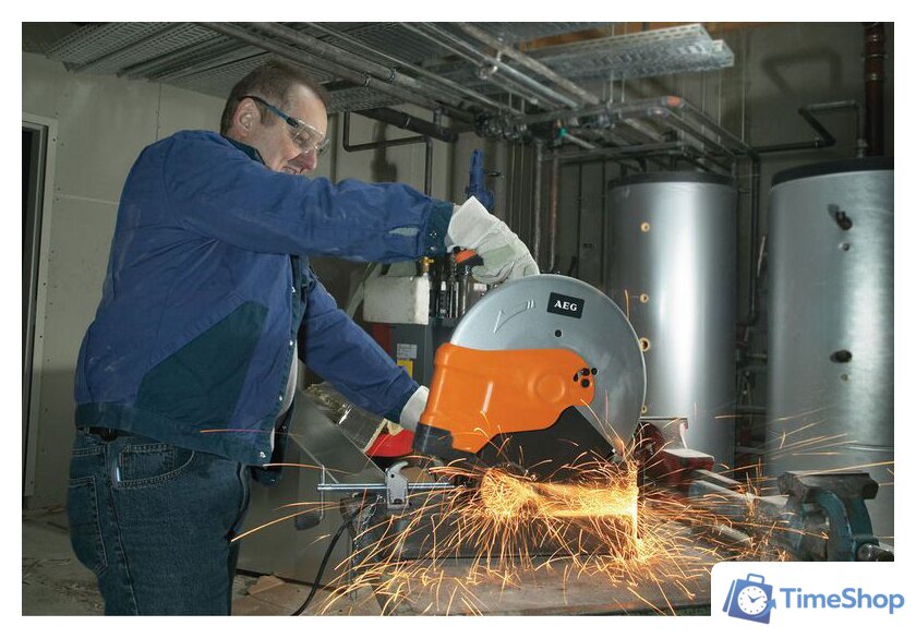 Монтажная (отрезная) пила AEG Powertools SMT 355 - Изображение №5 — Интернет-магазин Time-Shop