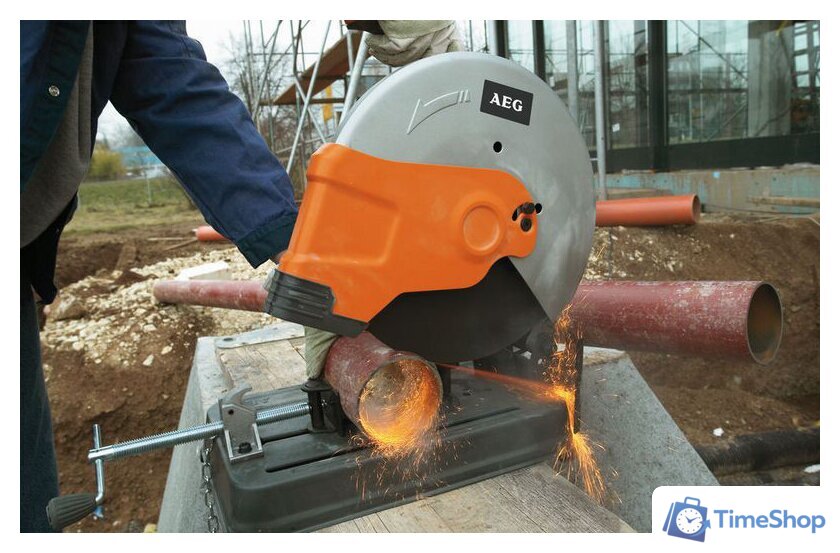 Монтажная (отрезная) пила AEG Powertools SMT 355 - Изображение №8 — Интернет-магазин Time-Shop