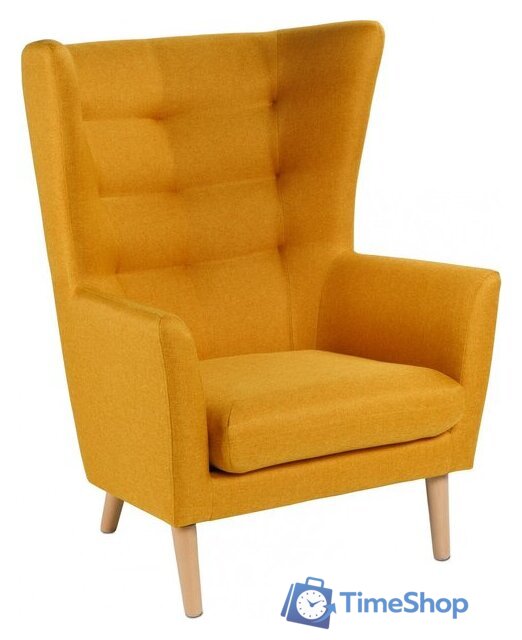 Интерьерное кресло Mio Tesoro Саари (yellow orange) - Изображение №1 — Интернет-магазин Time-Shop