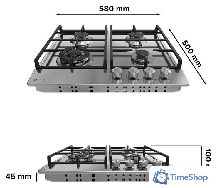 Варочная панель Libhof GS-604 (серебристый) - Изображение №10 — Интернет-магазин Time-Shop