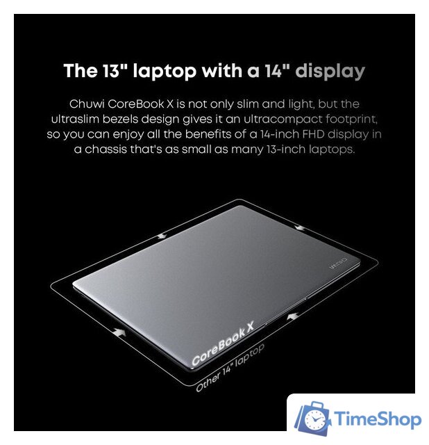 Ноутбук Chuwi CoreBook X 2023 CWI570-521E5N1HDMHX - Изображение №12 — Интернет-магазин Time-Shop