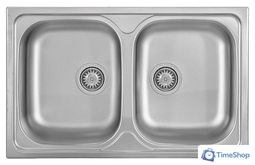 Кухонная мойка Kernau KSS G 804 2B Silver - Изображение №1 — Интернет-магазин Time-Shop